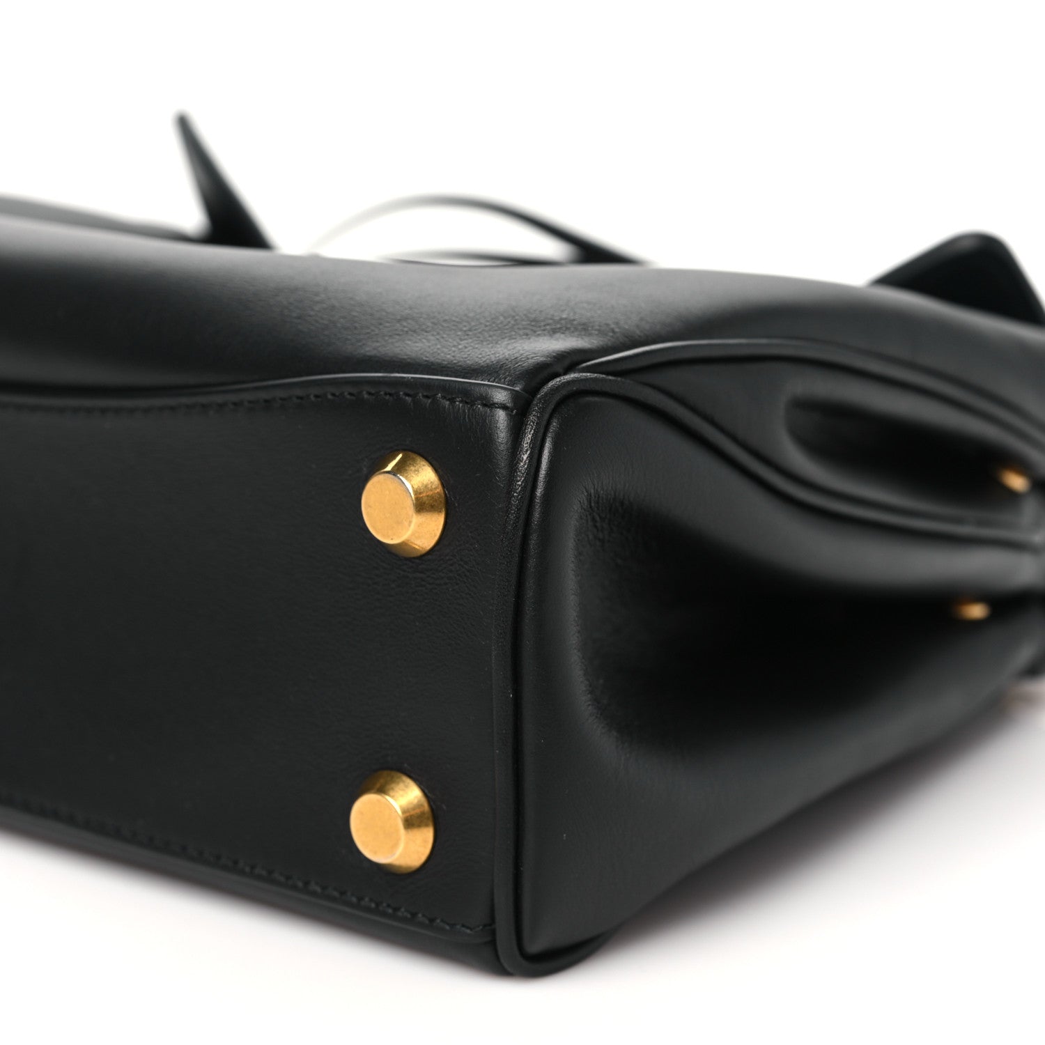 Balenciaga Natural Smooth Calfskin Mini Rodeo Top Handle Handbag Black 10 of 10