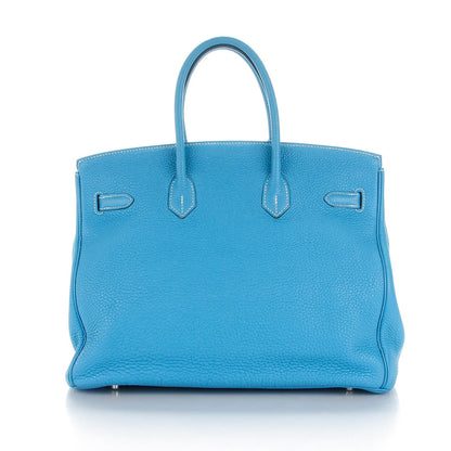Hermes Togo Birkin 35 Blue Jean 4 of 27