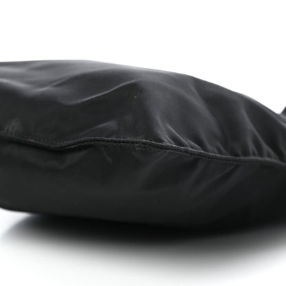 Prada Tessuto Nylon Saffiano Flat Messenger Bag Black 8 of 8