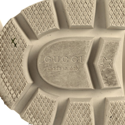 Gucci Calfskin Nappa Rhombus Quilted Trip Ankle Boots 36.5 Great White 6 of 9