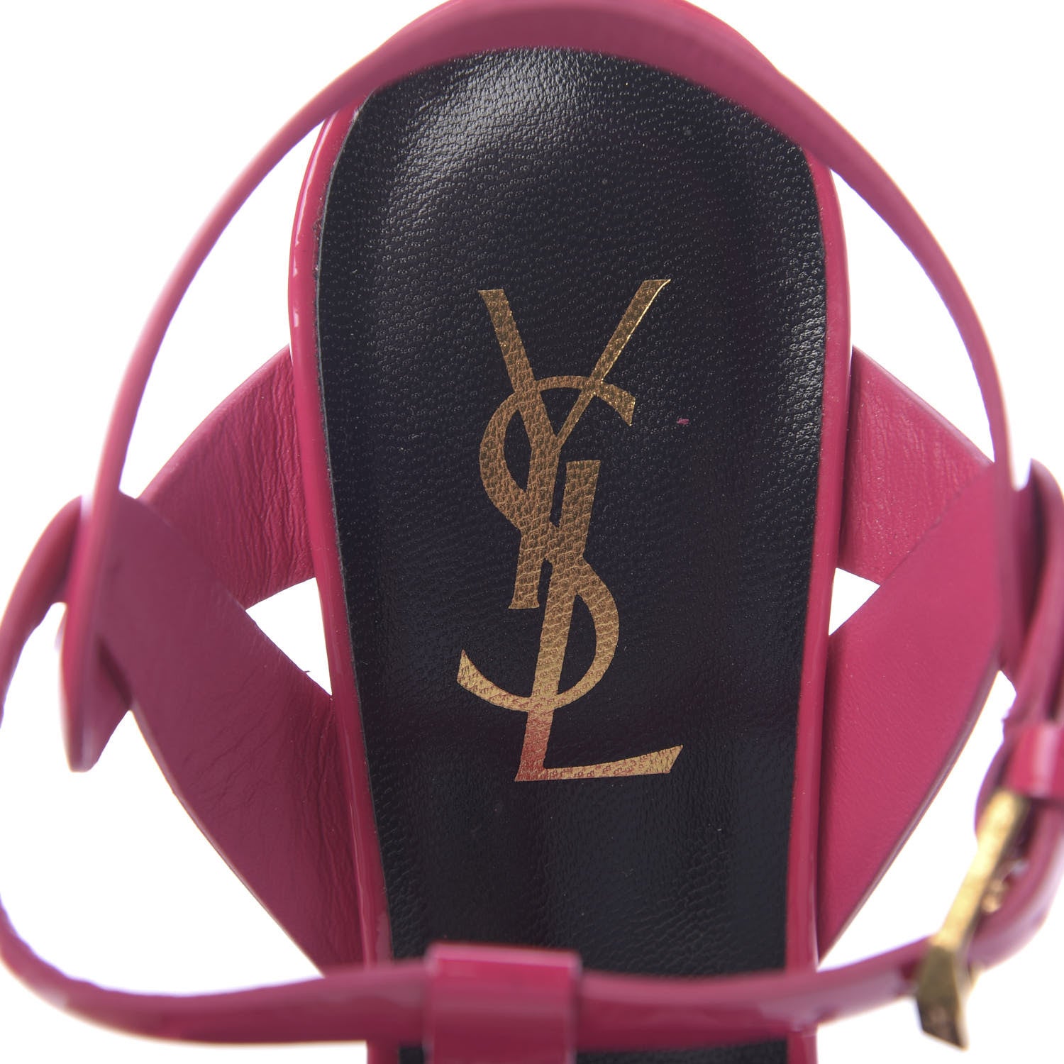 Saint Laurent Patent Tribute 75 Platform Sandals 37 Bubblegum 8 of 10