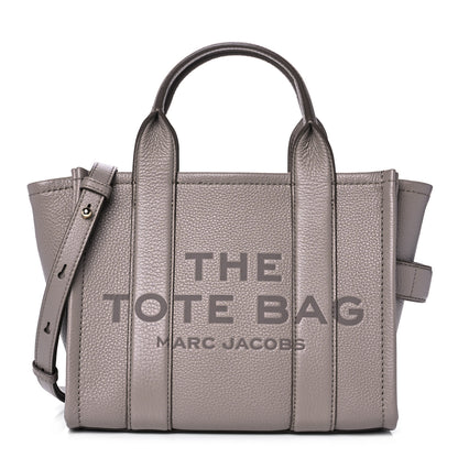 Marc Jacobs Grained Calfskin Small The Tote Bag Taupe 1 of 10