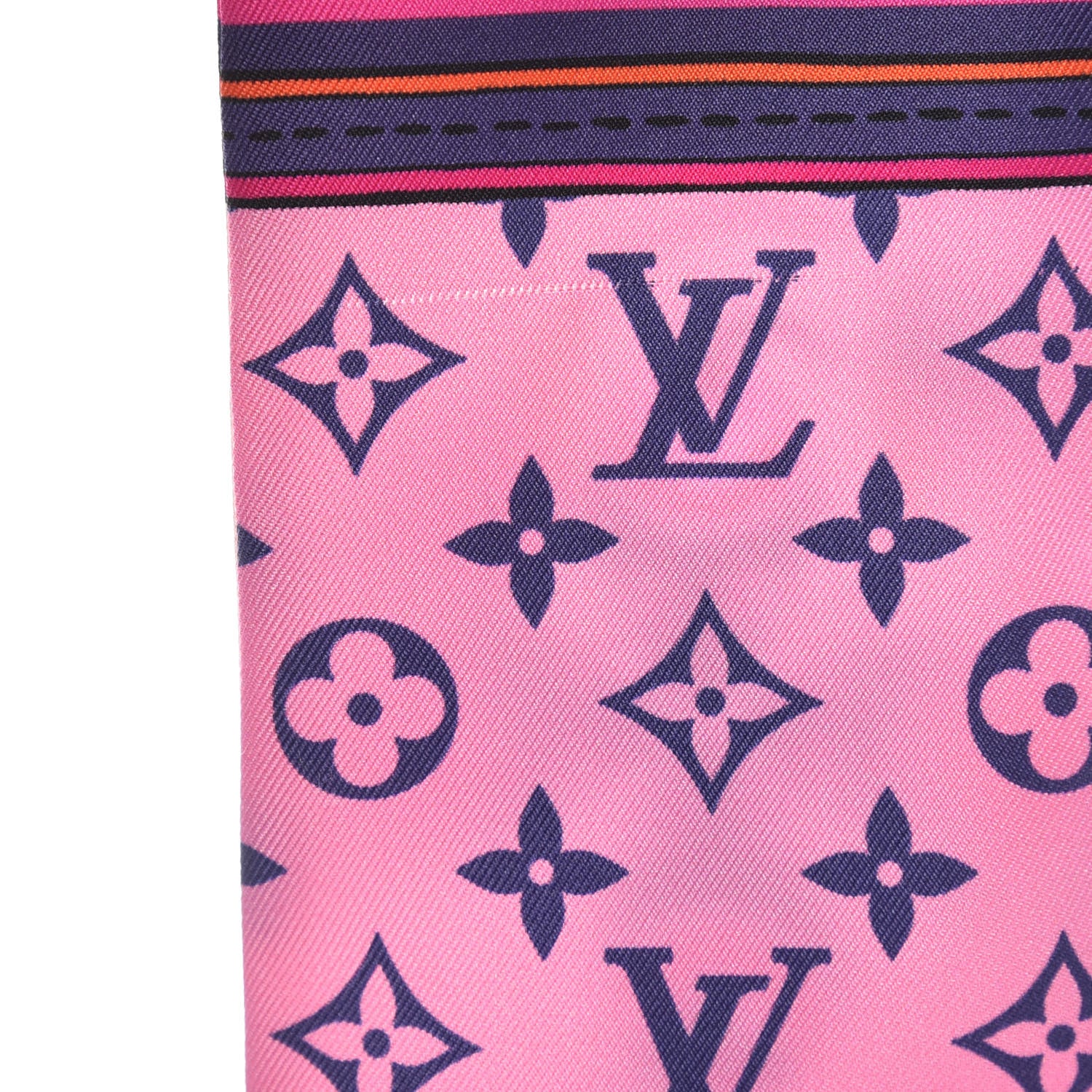 Louis Vuitton Silk Monogram Superstition Bandeau Rose 4 of 6
