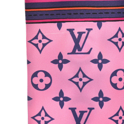 Louis Vuitton Silk Monogram Superstition Bandeau Rose 4 of 6