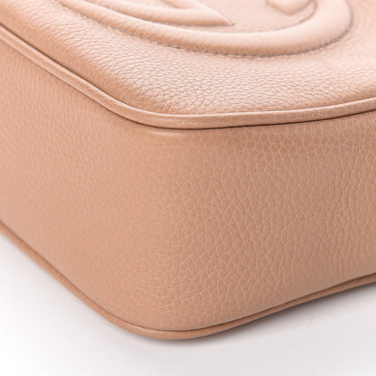 Gucci Pebbled Calfskin Small Soho Disco Bag Camelia 9 of 11