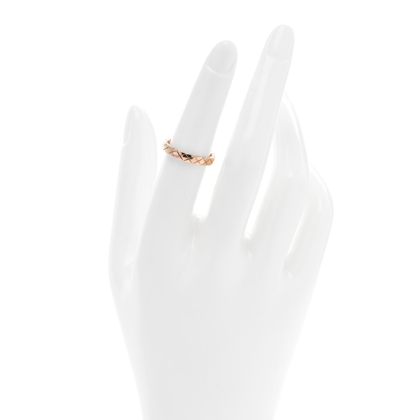 18K Beige Gold Mini Coco Crush Ring 52 6