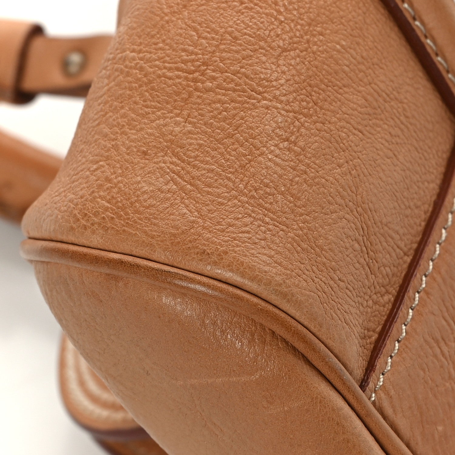 Christian Dior Calfskin Large My Dior Frame Pocket Satchel Brown 10 of 11