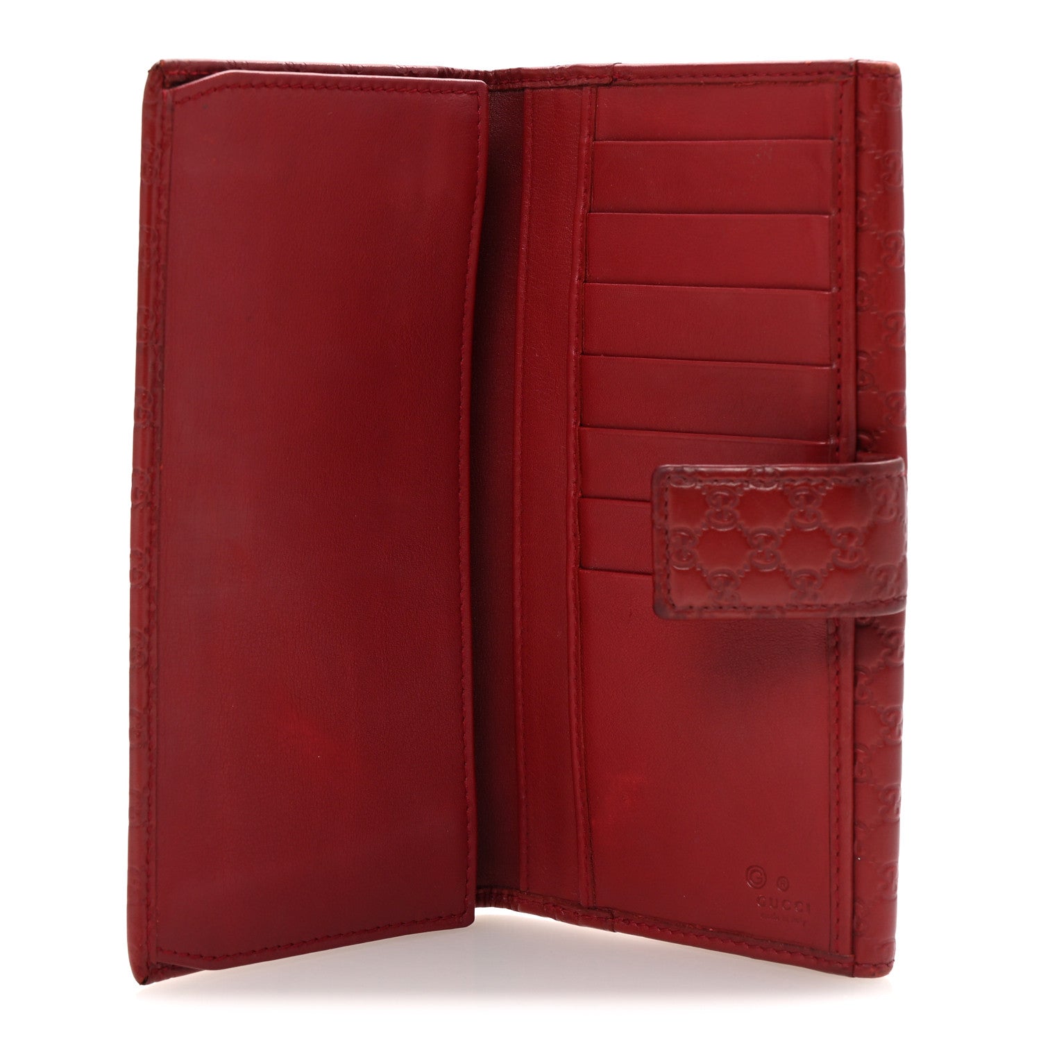 Gucci Microguccissima Continental Flap Wallet Red 5 of 7