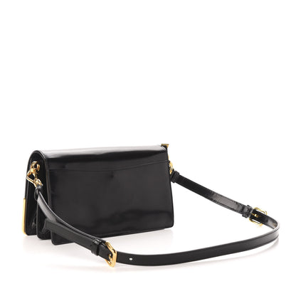 Prada Spazzolato Neiman Marcus Shoulder Bag Black 3 of 11