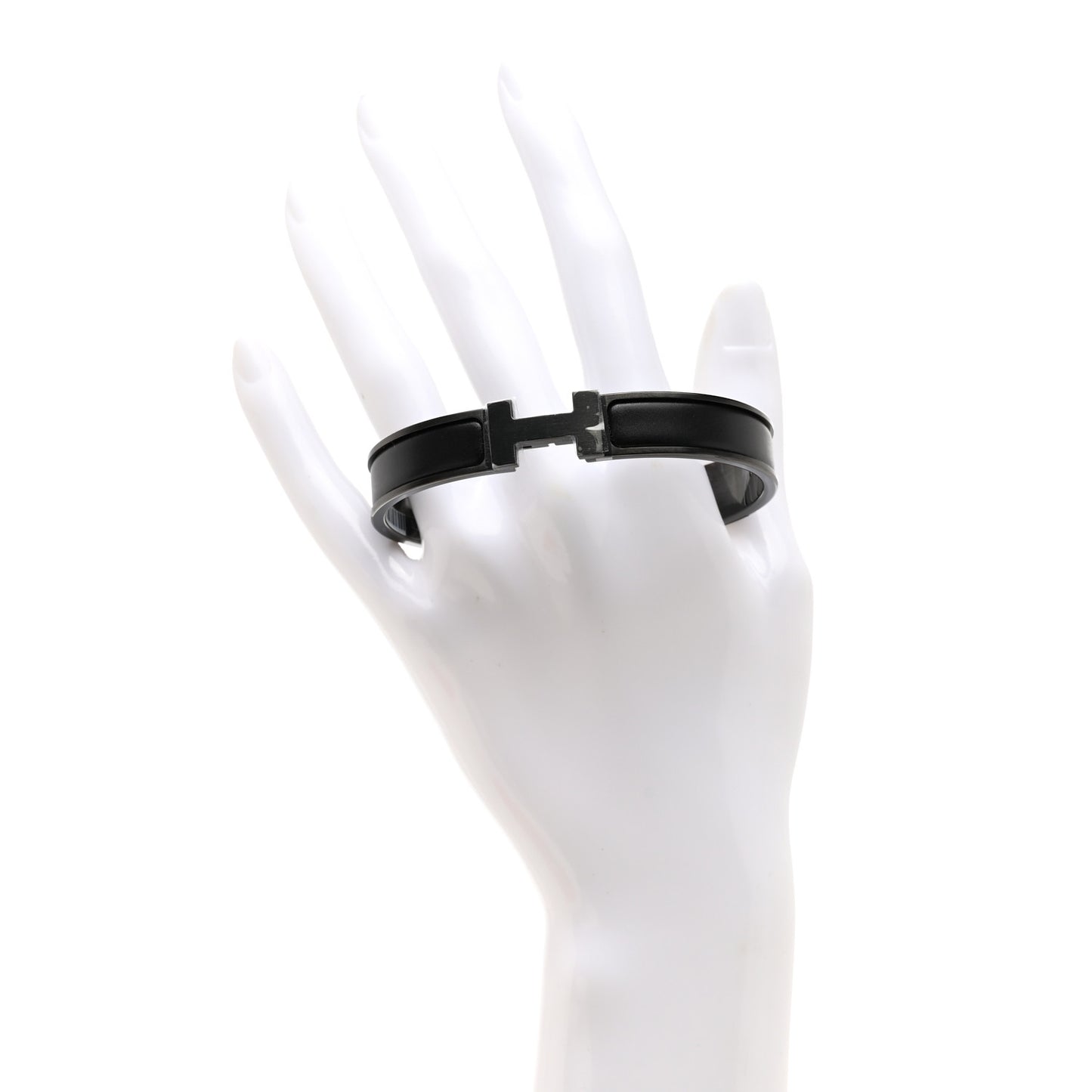 Matte Enamel Narrow Clic Clac HH Bracelet T3 So Black