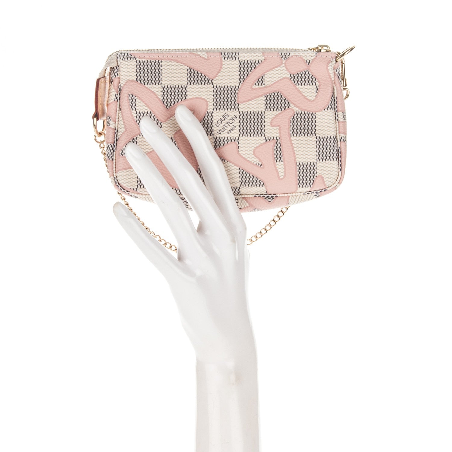 Louis Vuitton Damier Azur Tahitienne Mini Pochette Accessories 2 of 7