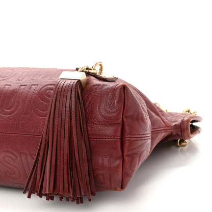 Louis Vuitton Monogram Paris Souple Wish Burgundy 9 of 10