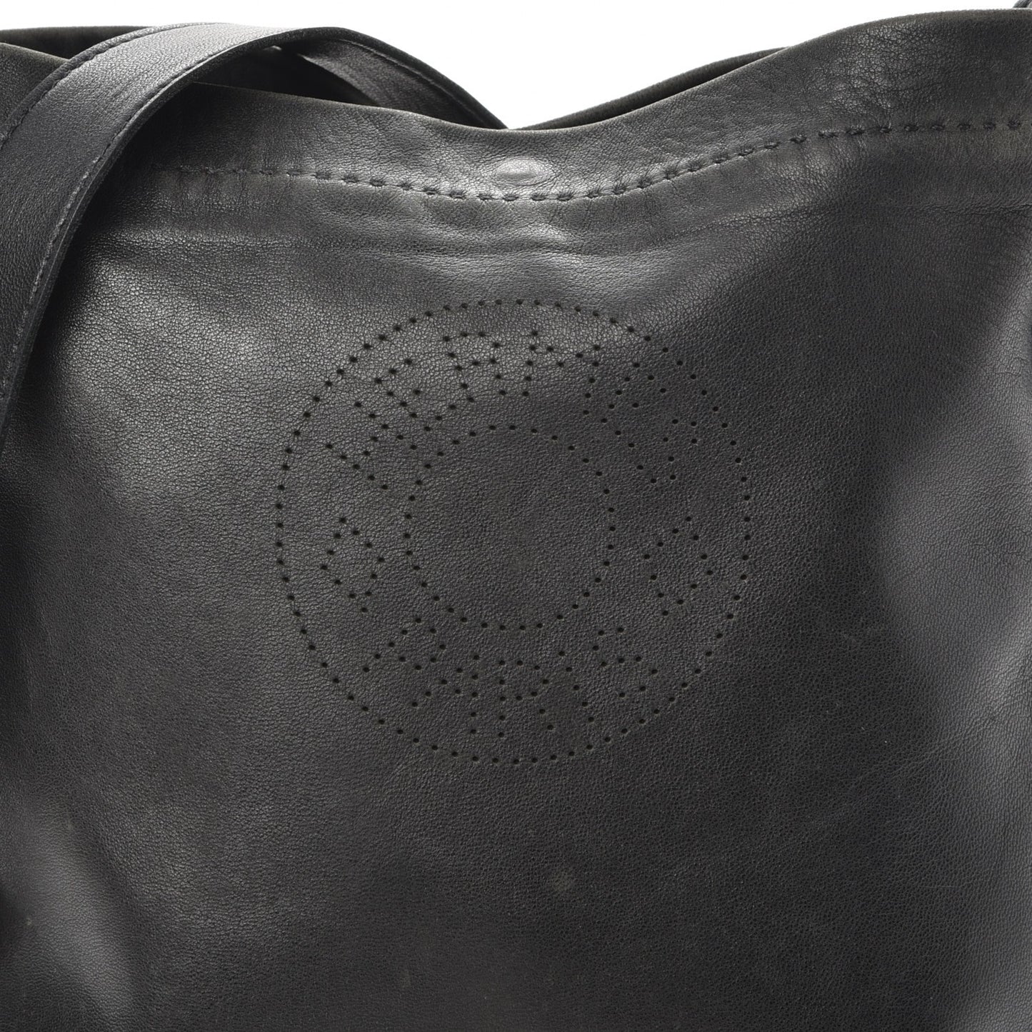 Lambskin Toudou Perfore Crossbody Bag Black