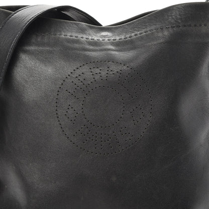 Hermes Lambskin Toudou Perfore Crossbody Bag Black 8 of 9