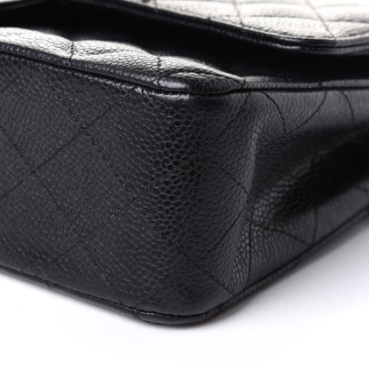 Chanel Caviar Quilted Medium Double Flap Black 10 of 10