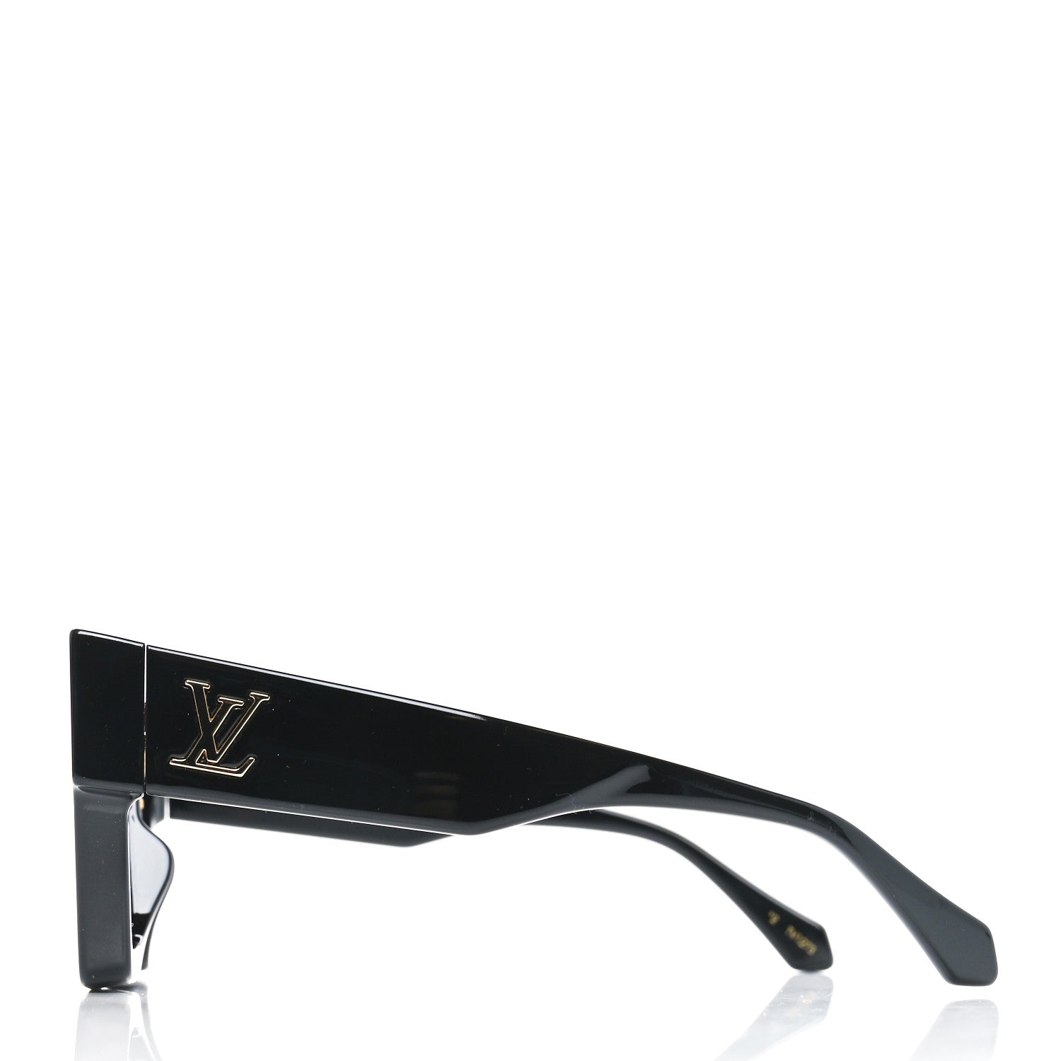 Louis Vuitton Acetate Swarovski Crystal Cyclone Sunglasses Z1578E Black 3 of 8