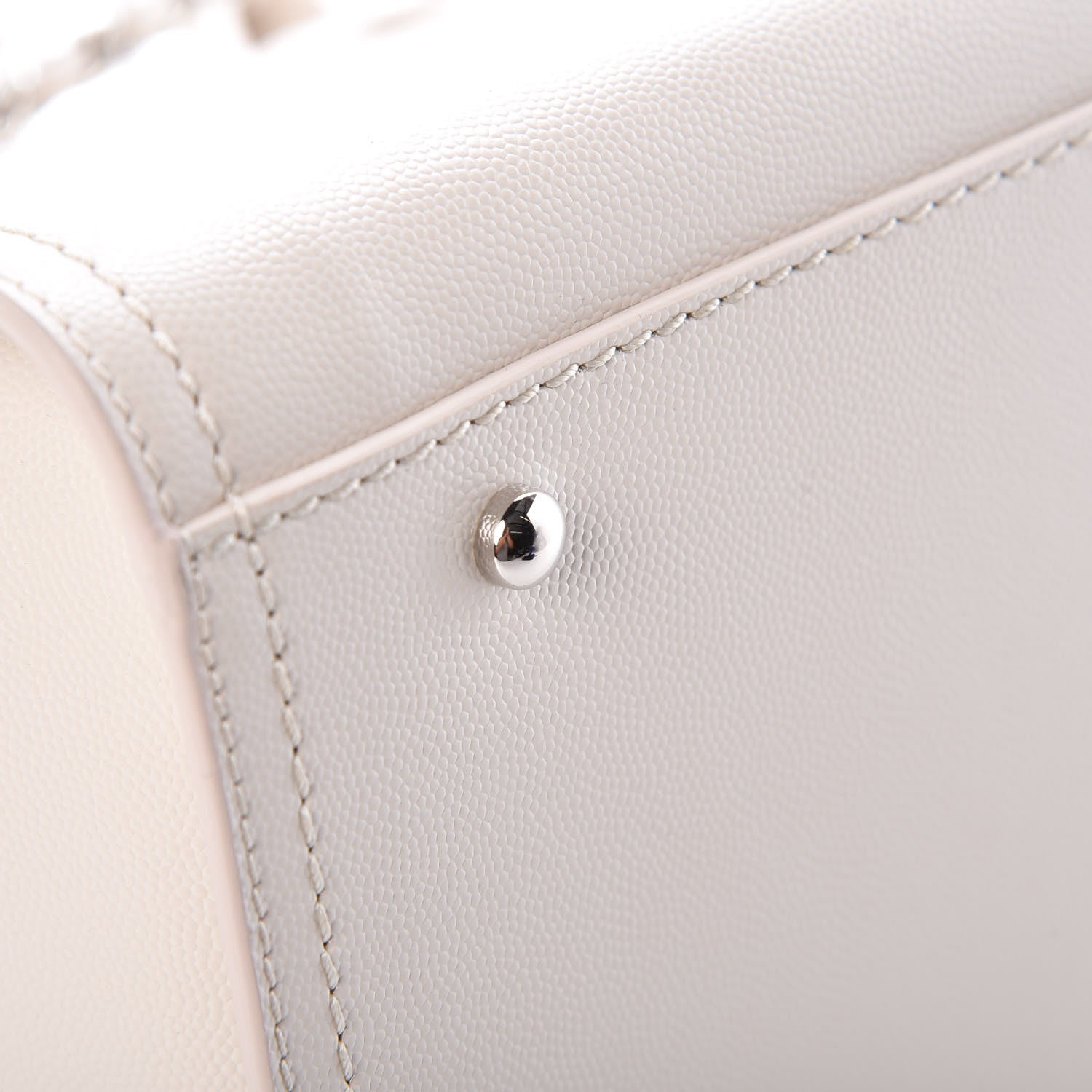 Chanel Caviar Small Studded Deauville Tote Ivory 10 of 11