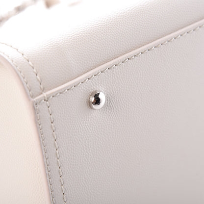 Chanel Caviar Small Studded Deauville Tote Ivory 10 of 11