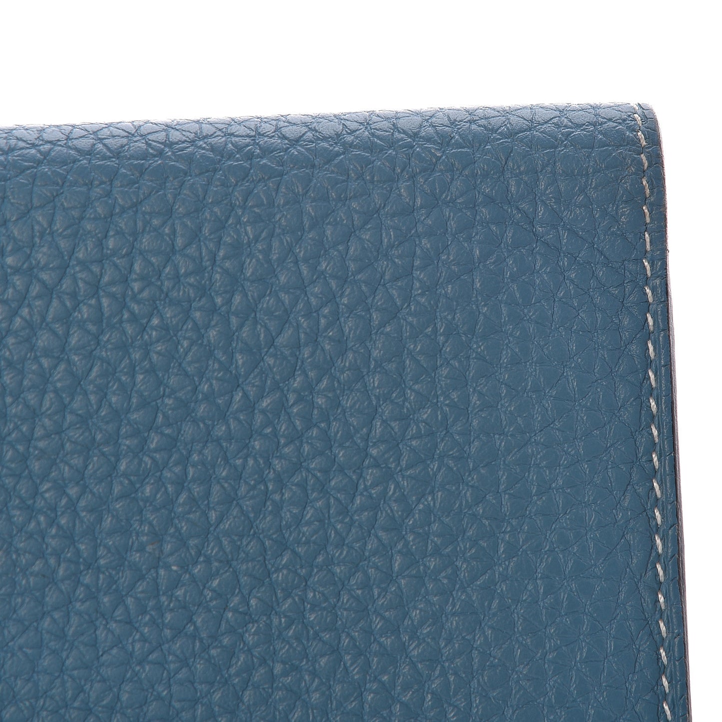 Togo Dogon Duo Wallet Blue Jean