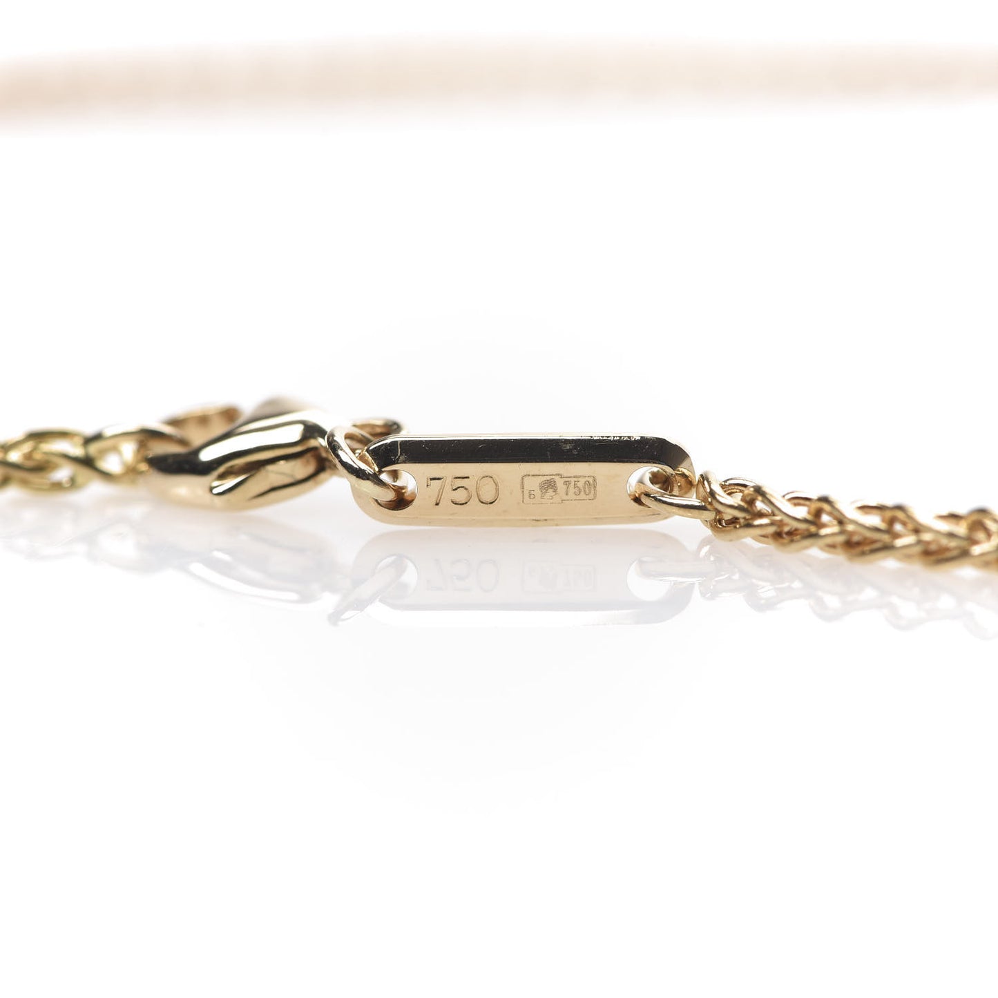 18K Yellow Gold Diamond Happy Diamonds Icons Heart Pendant Necklace