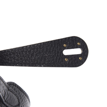 Hermes Taurillon Clemence Lindy 26 Black 7 of 11