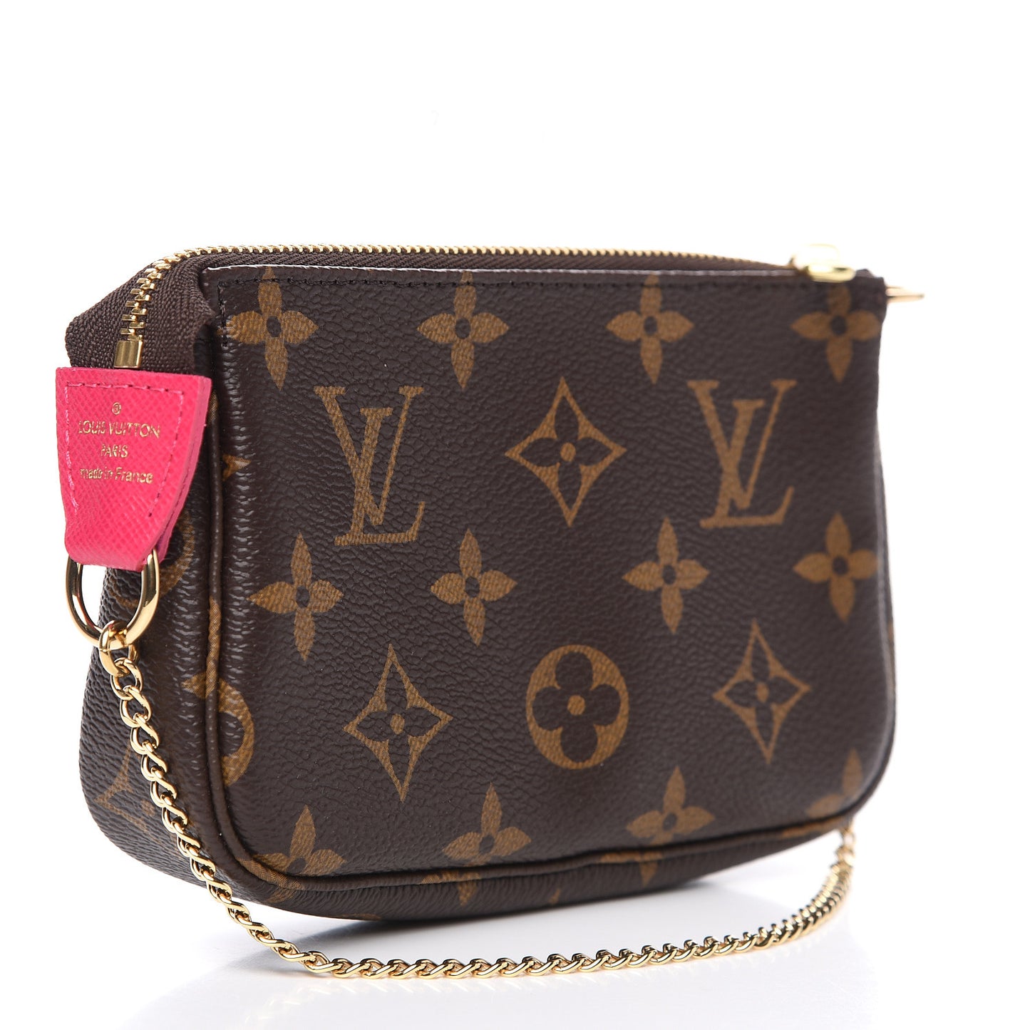 Monogram 2019 Christmas Animation Mini Courchevel Pochette Accessories Fuchsia
