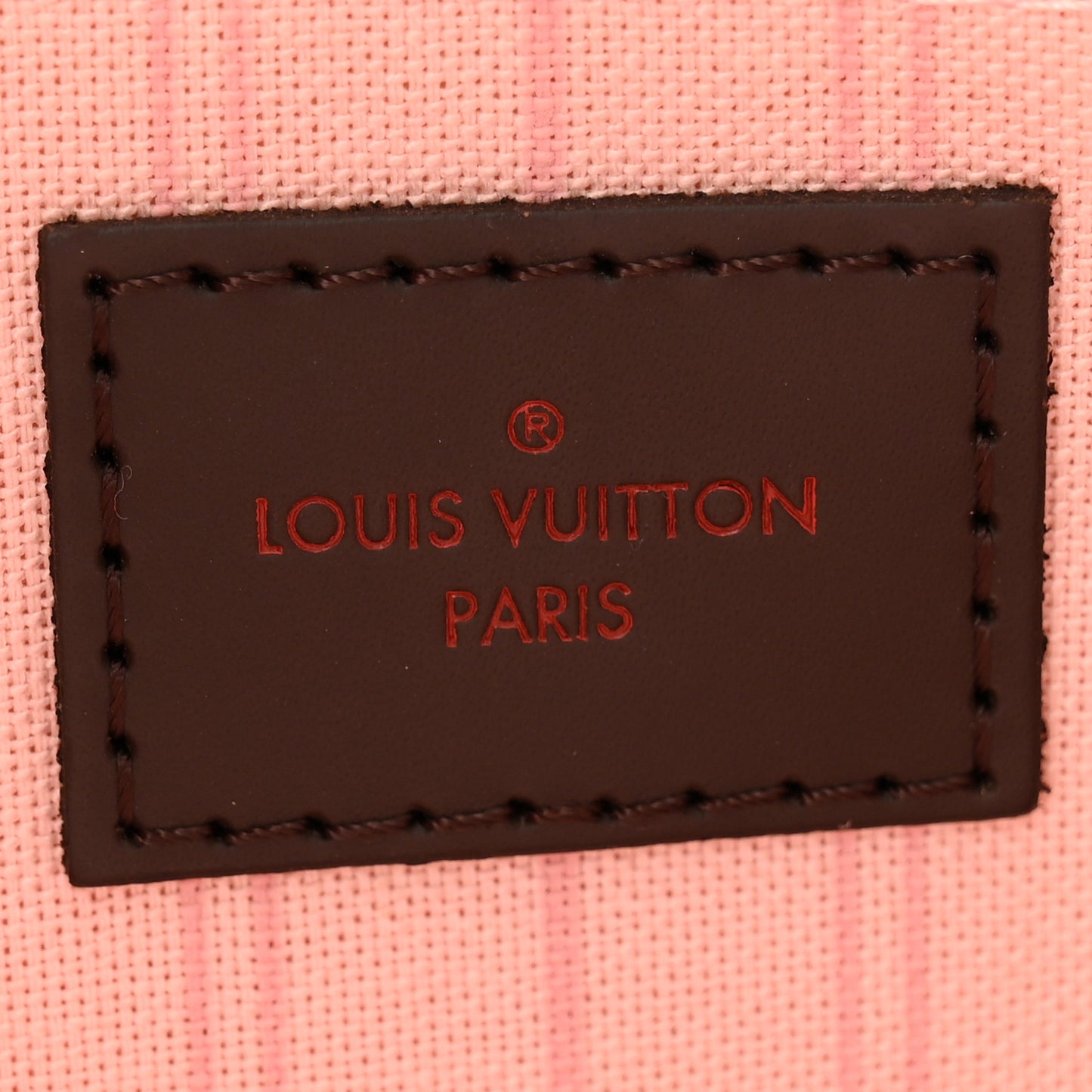 Damier Ebene Neverfull MM GM Pochette Rose Ballerine