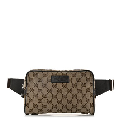Gucci Monogram Belt Bag Dark Brown 1 of 12