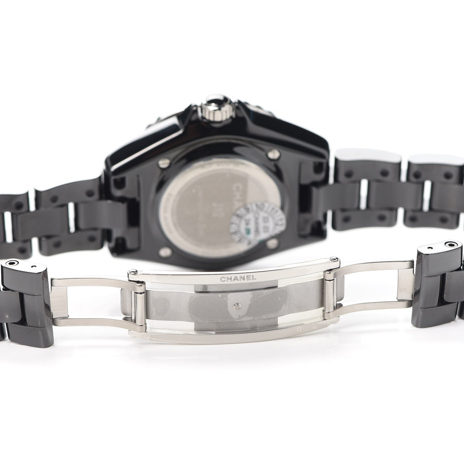 Chanel Stainless Steel Ceramic 33mm J12 Electro Quartz Watch Black 5 of 6