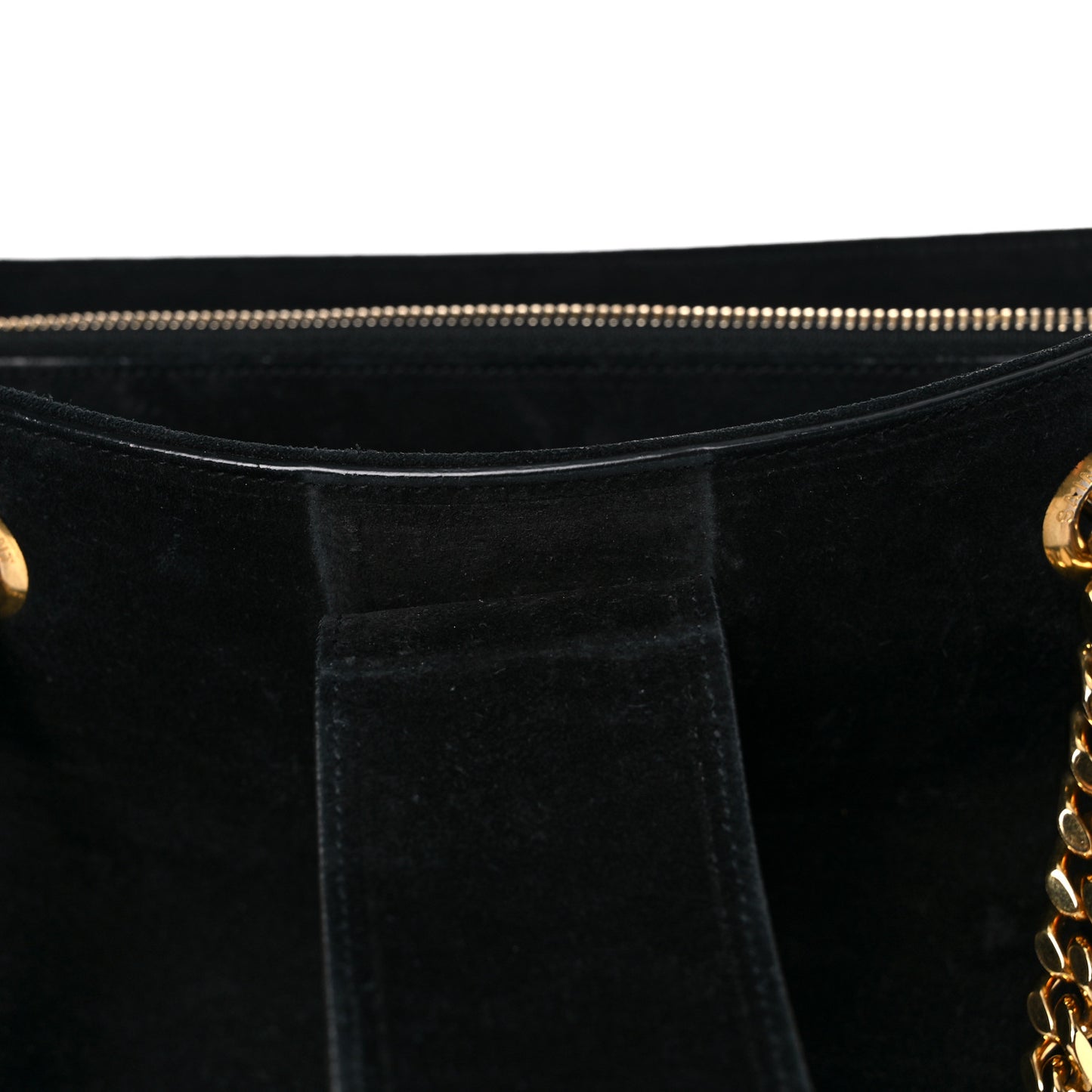 Suede Monogram Cassandre Shopper Black