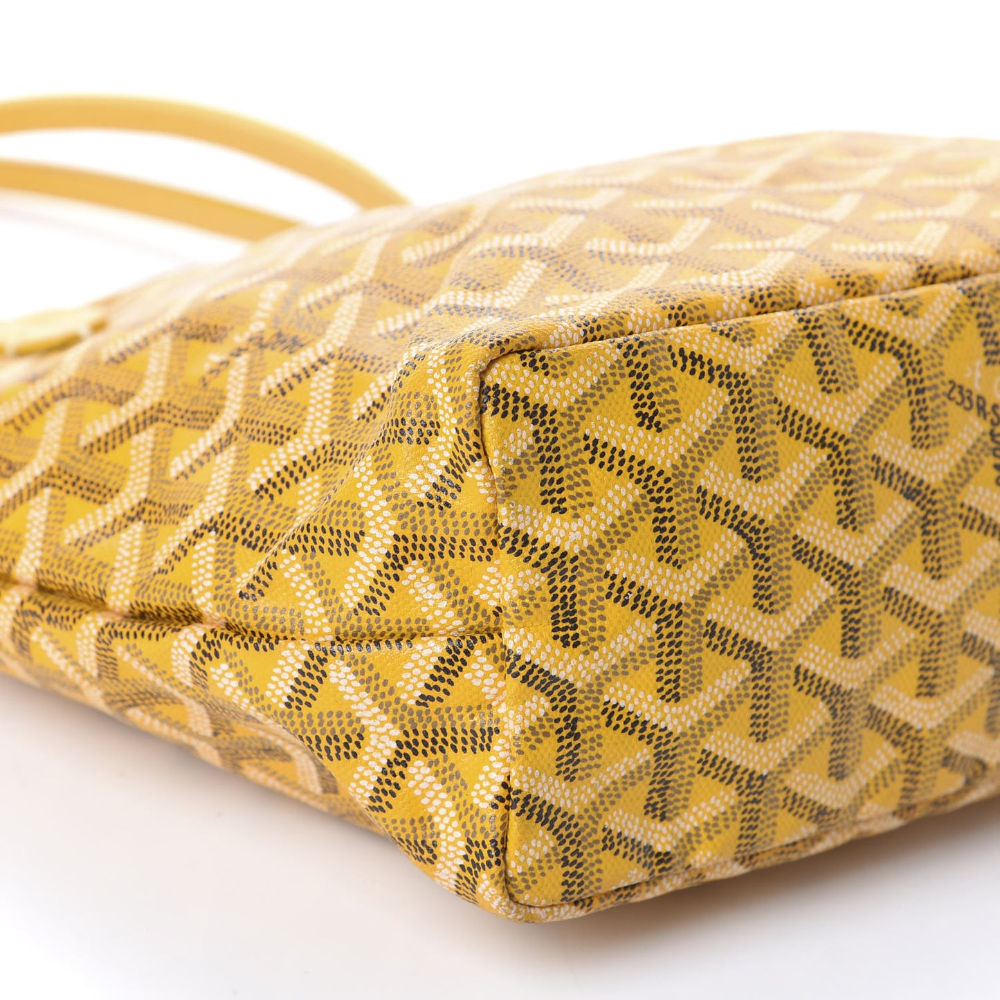 Goyardine Saint Louis Junior Jr PM Tote Yellow