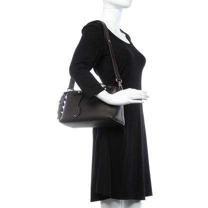 Fendi Vitello Dolce Croc Tail Medium By The Way Boston Bag Dark Brown 2 of 9