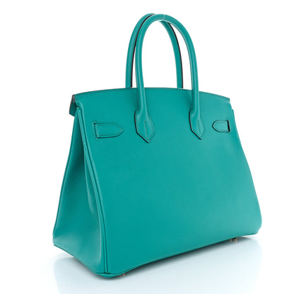 Hermes Epsom BIRKIN 30 Bleu Paon 3 of 13