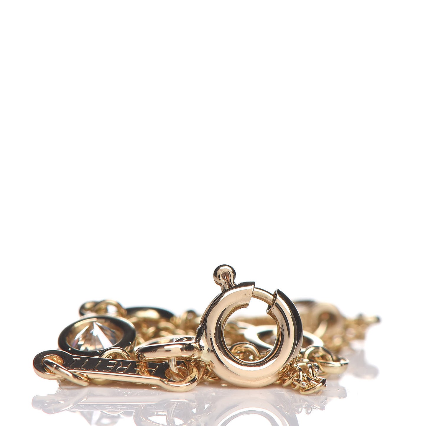 18K Yellow Gold Diamond .40ctw Elsa Peretti Diamonds by the Yard Station Bracelet