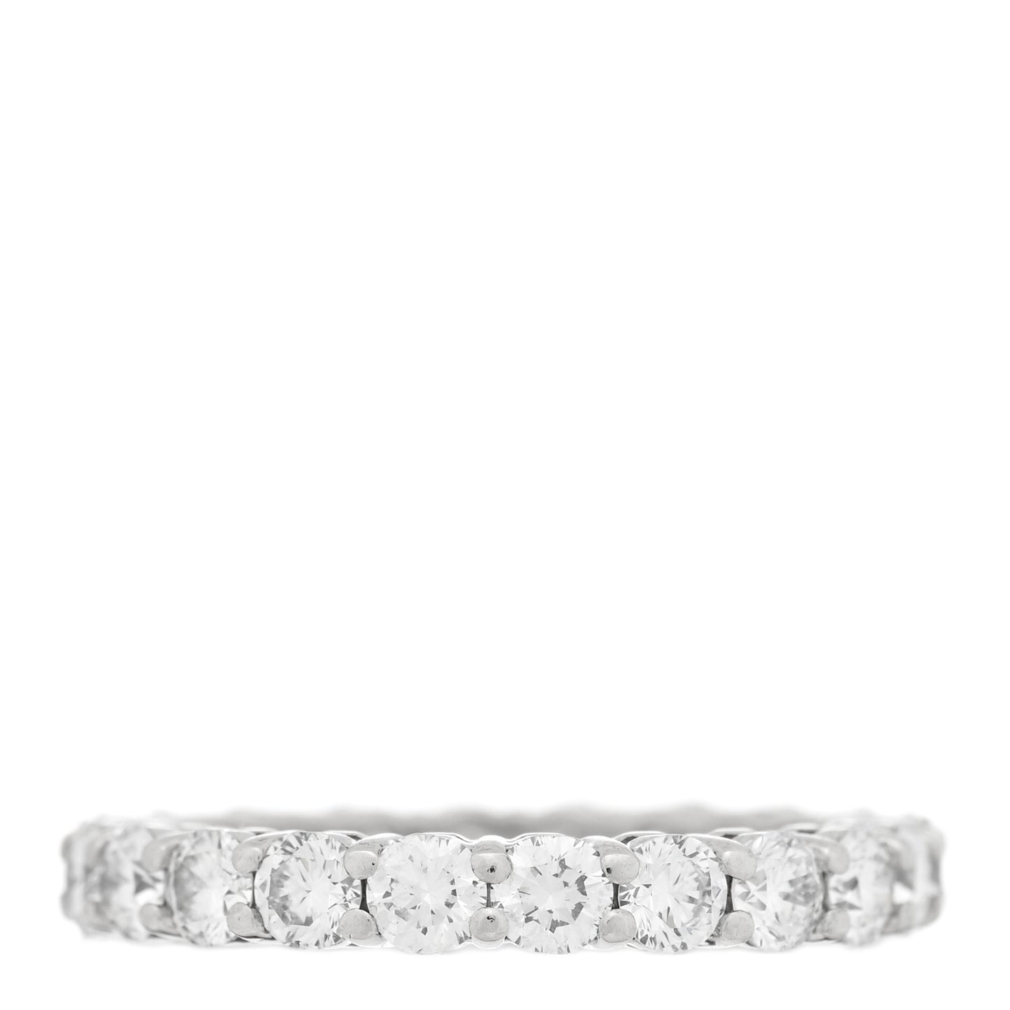 Platinum Diamond 3mm Forever Eternity Band Ring 49/5