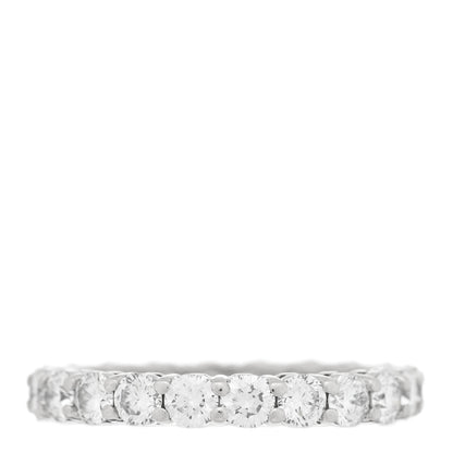 Tiffany Platinum Diamond 3mm Forever Eternity Band Ring 49/5 2 of 4