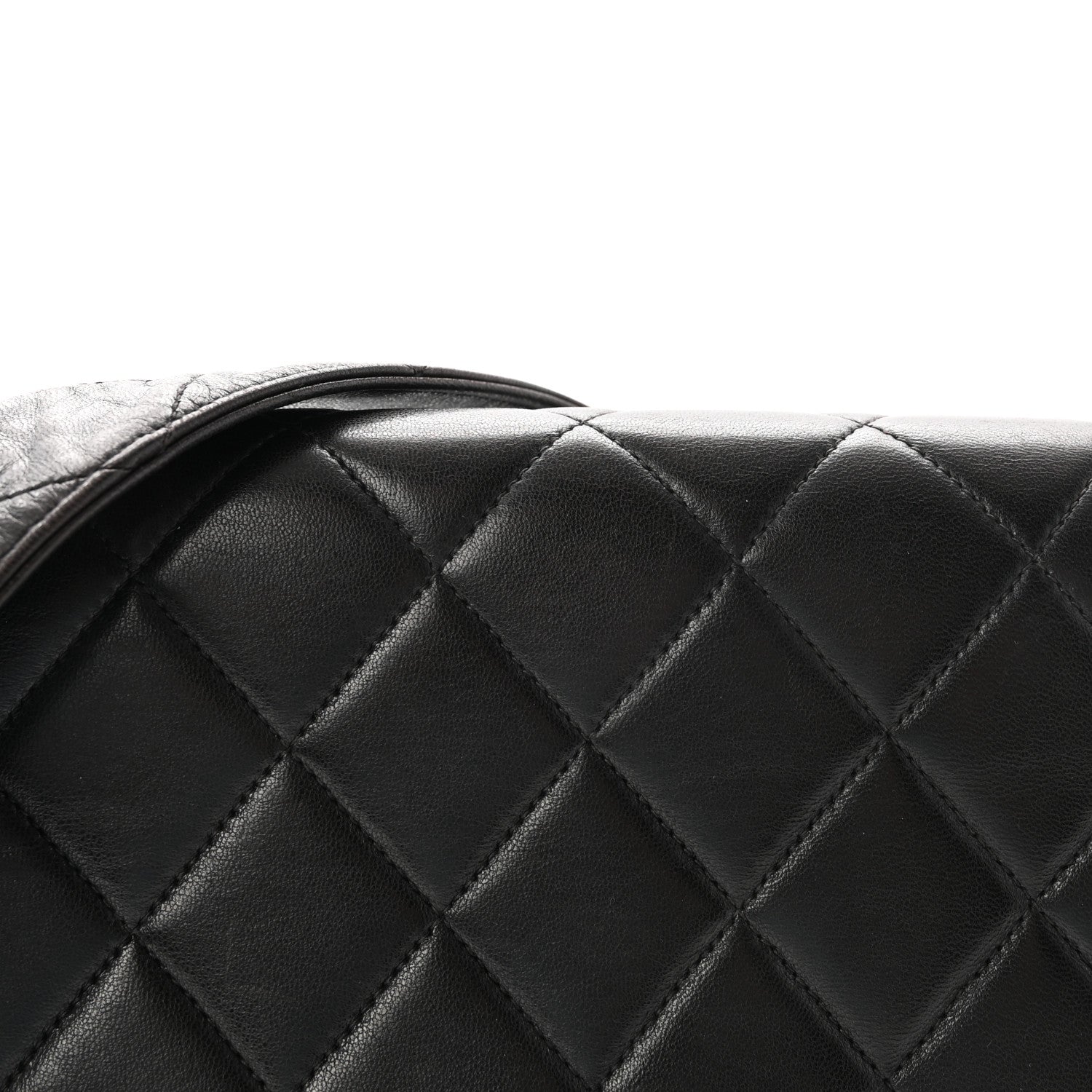 Chanel Lambskin Quilted Flap Shoulder Bag Black 9 of 11