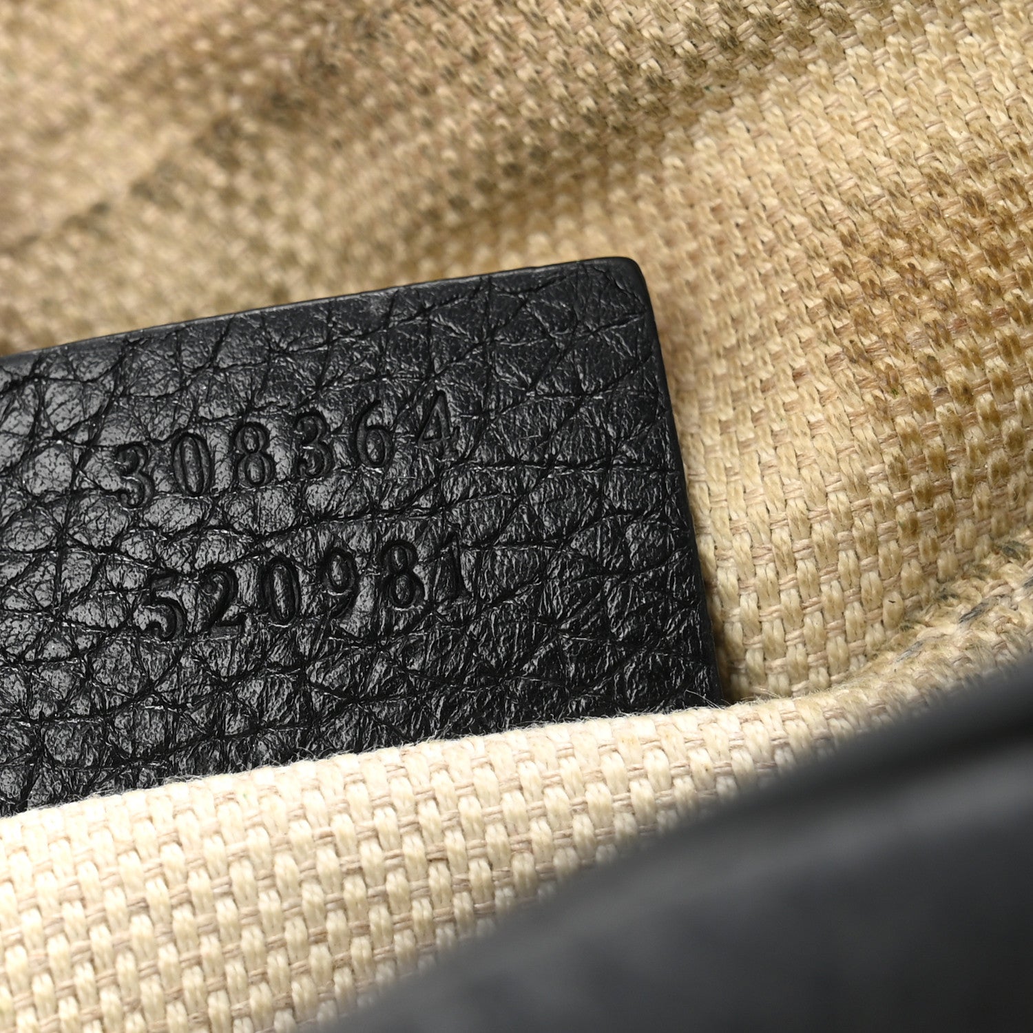 Gucci Pebbled Calfskin Small Soho Disco Bag Black 7 of 14