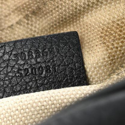 Gucci Pebbled Calfskin Small Soho Disco Bag Black 7 of 14