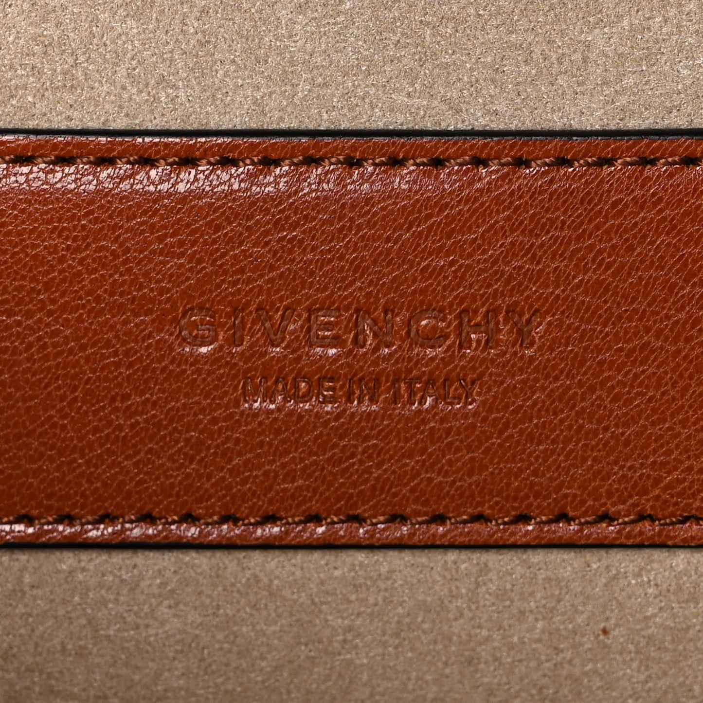 Goatskin Suede Small GV3 Shoulder Bag Chestnut