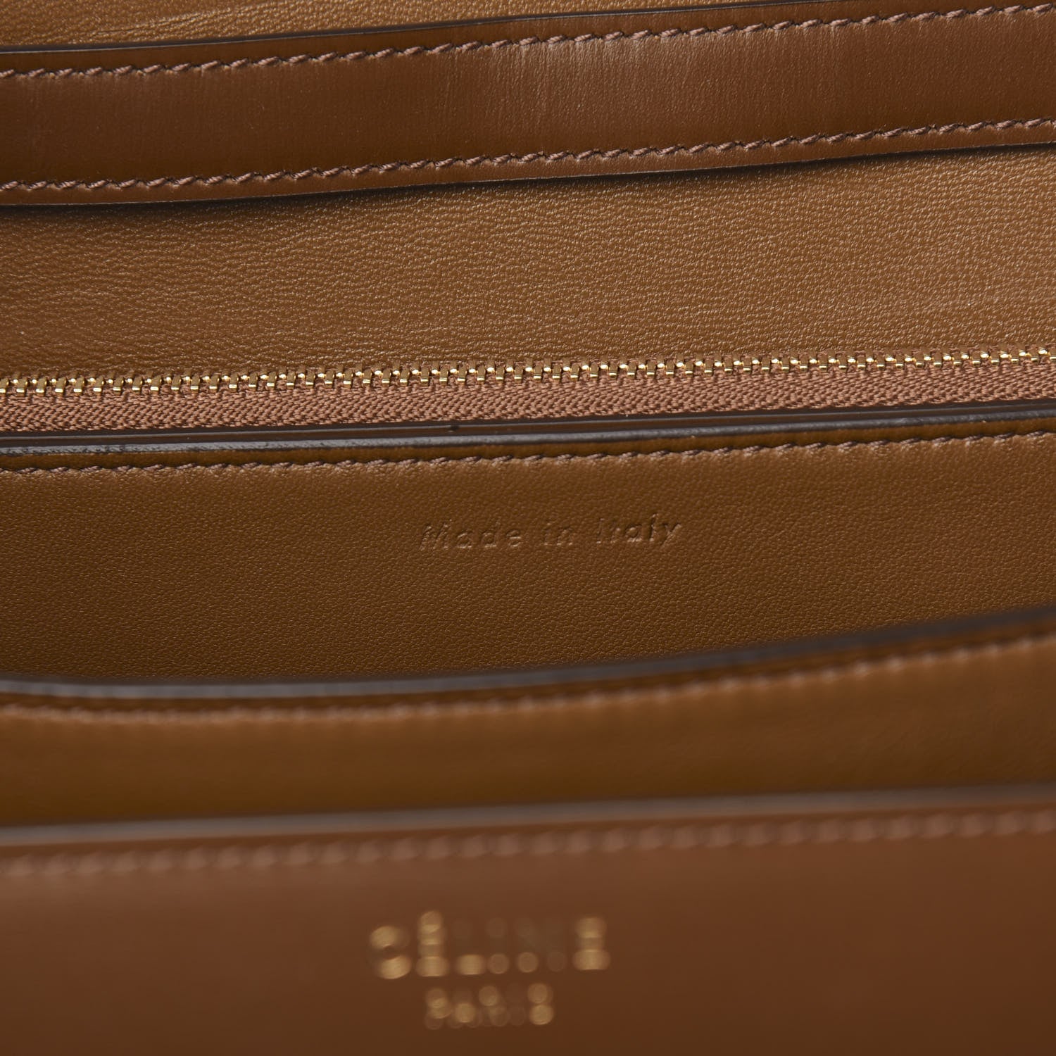 Celine Box Calfskin Medium Classic Box Flap Bag Camel 5 of 9