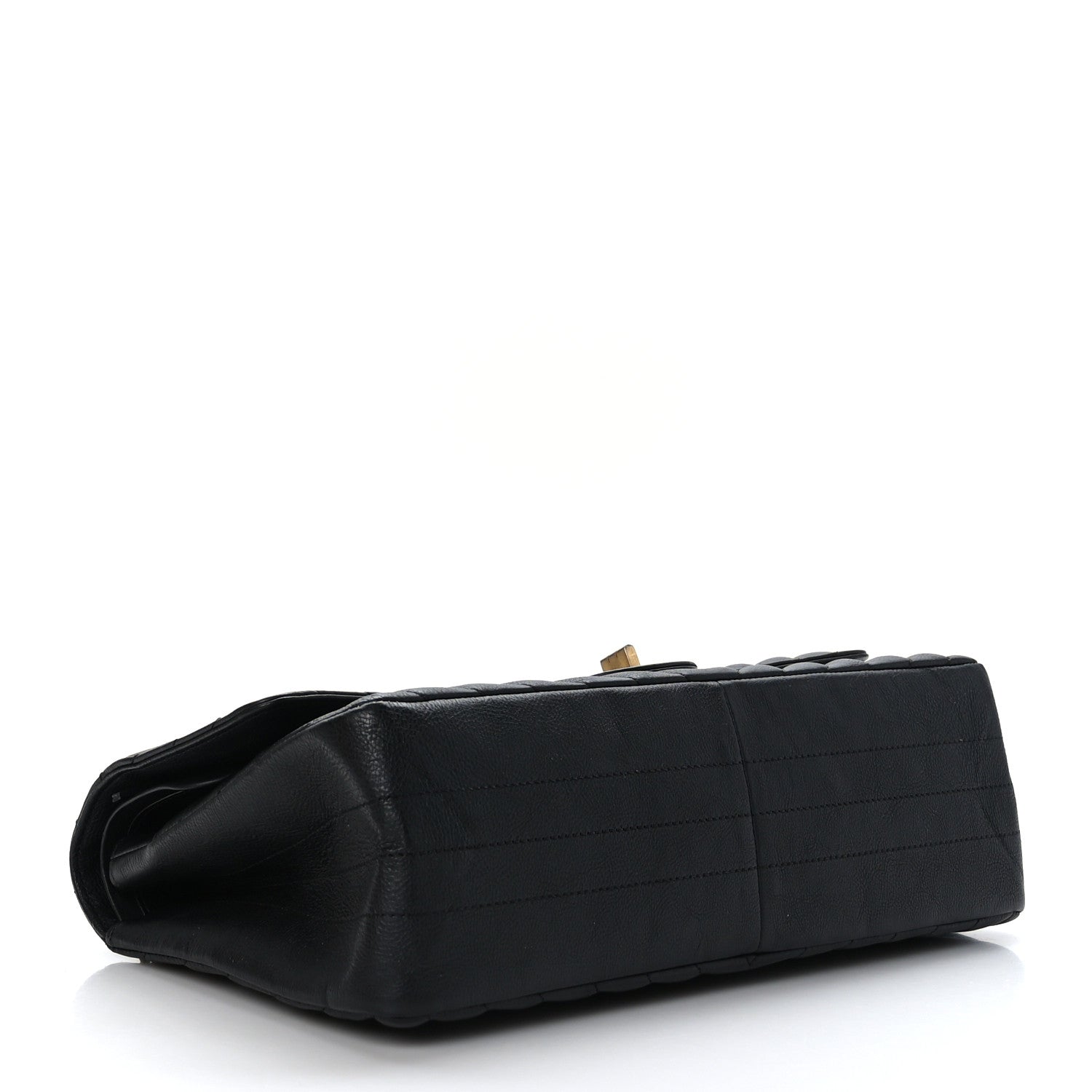 Chanel Aged Calfskin Chevron Quilted 2.55 Reissue 226 Flap Black 4 of 9