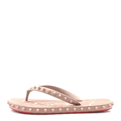Christian Louboutin Rubber Spike Super Loubi Donna Flip Flop 36 Romance 1 of 7