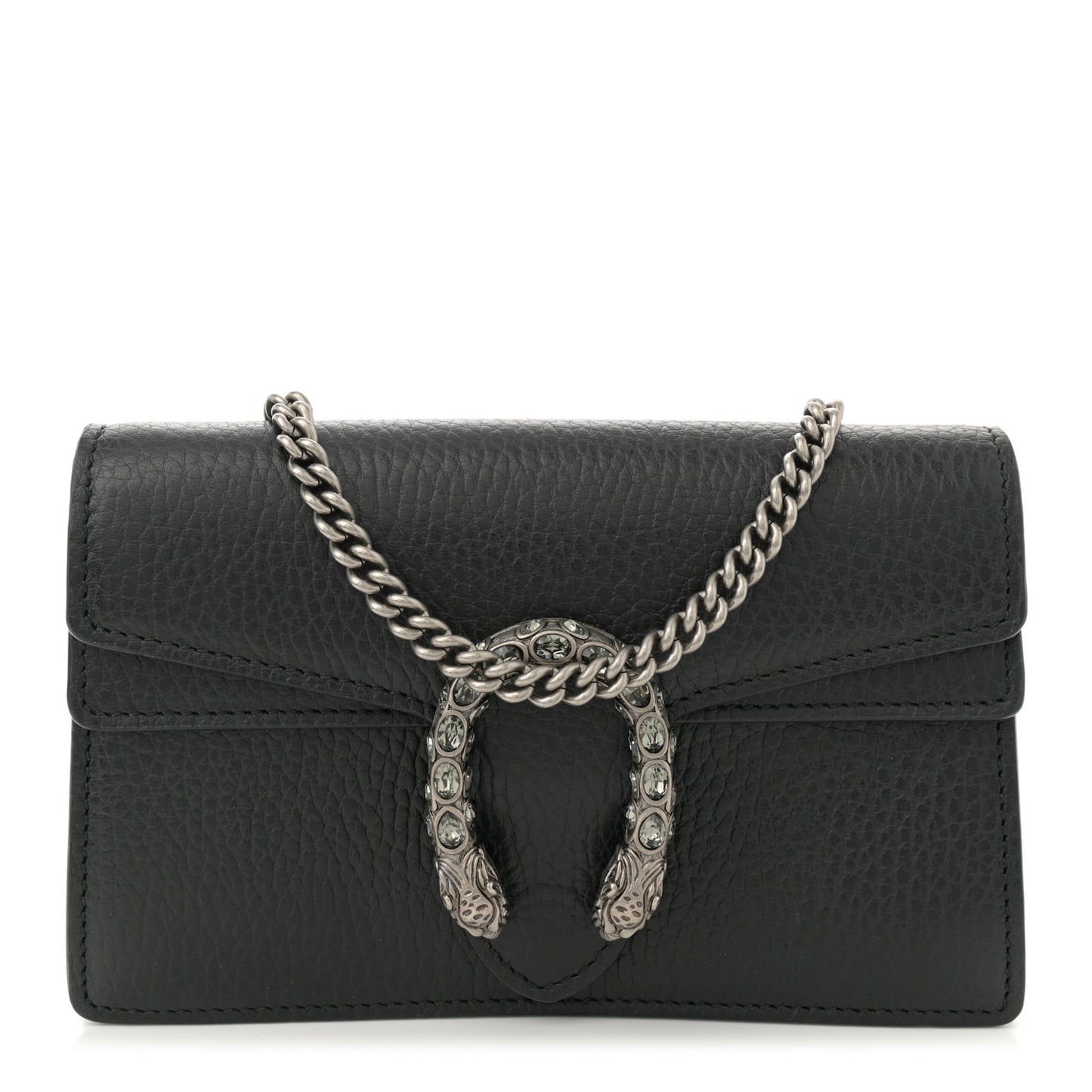 Calfskin Super Mini Dionysus Shoulder Bag Black