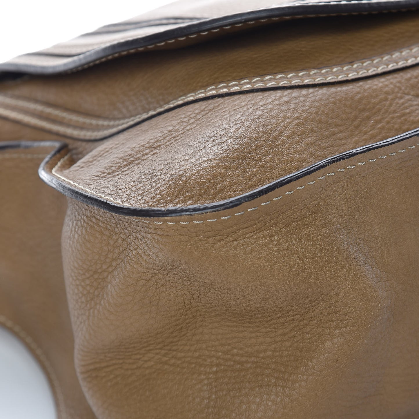 Calfskin Large Marcie Satchel Nut