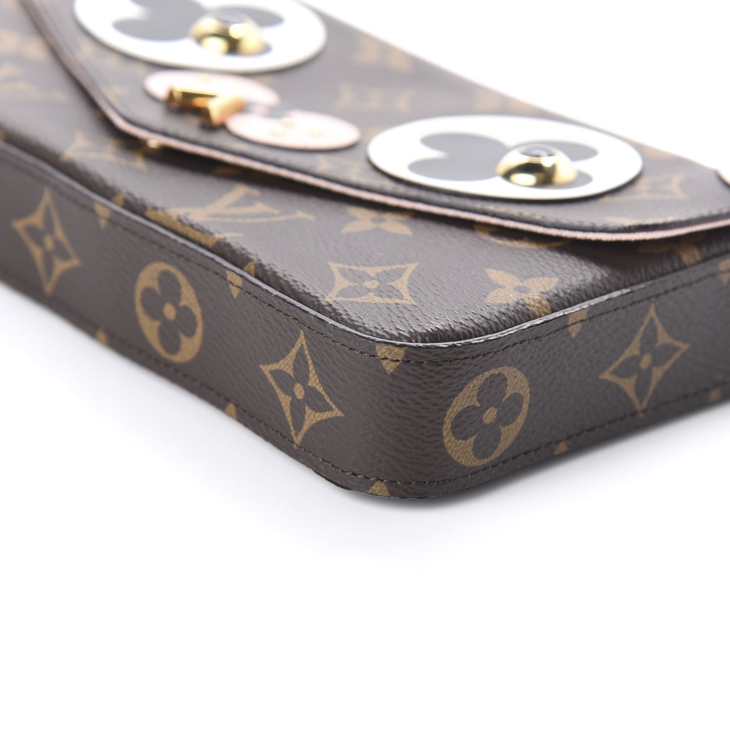 Monogram Valentine Dog Pochette Felicie Chain Wallet