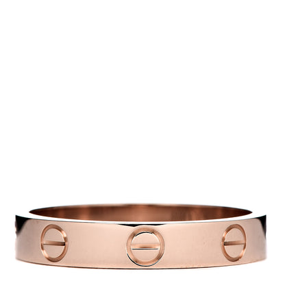 Cartier 18K Pink Gold 3.5mm LOVE Wedding Band Ring 55 7.25 1 of 5