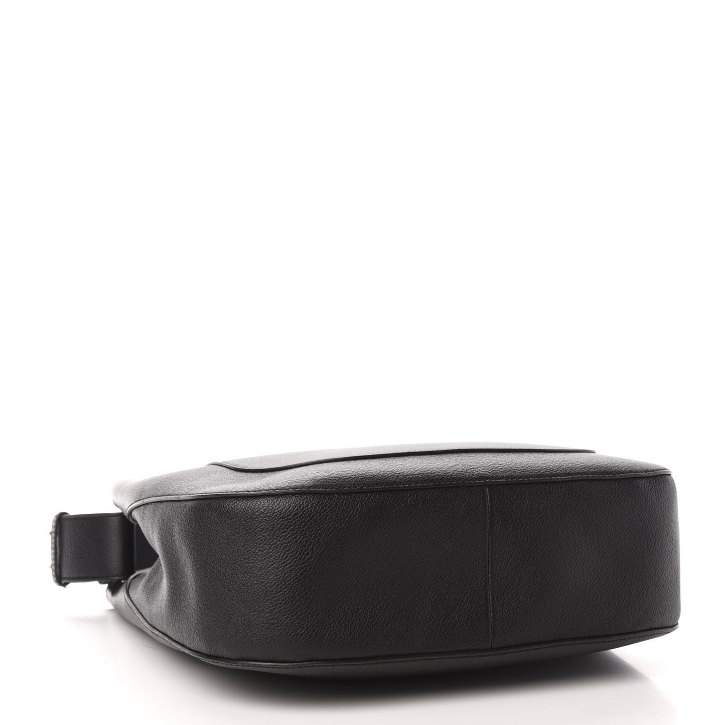 Grainy Calfskin Small Elmstone Hobo Black