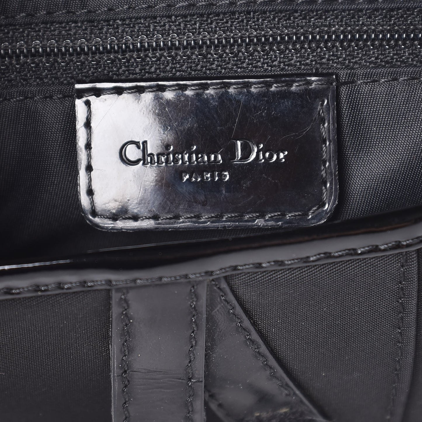 Nylon Saddle Bag Black