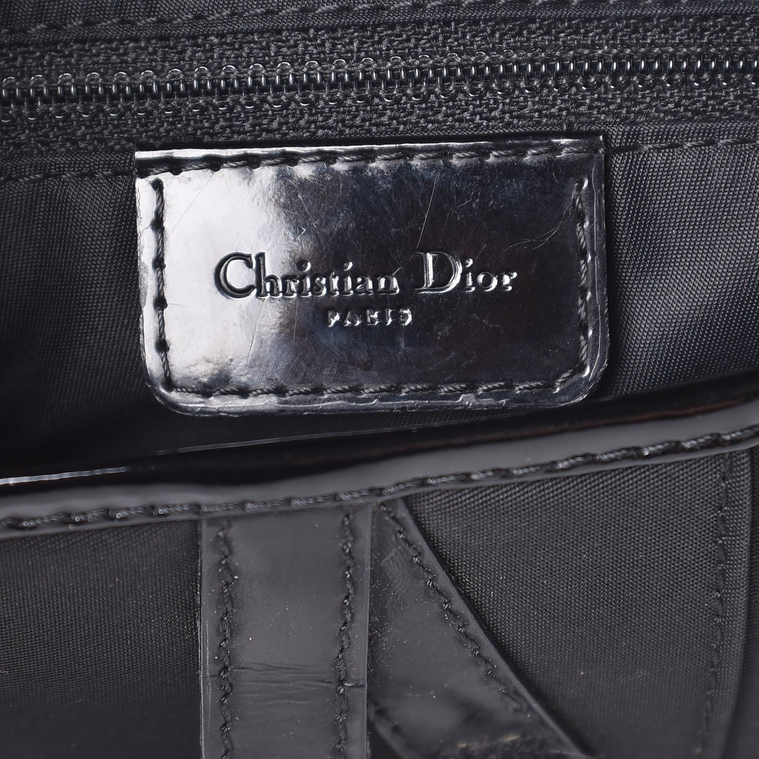 Christian Dior Nylon Saddle Bag Black 7 of 9